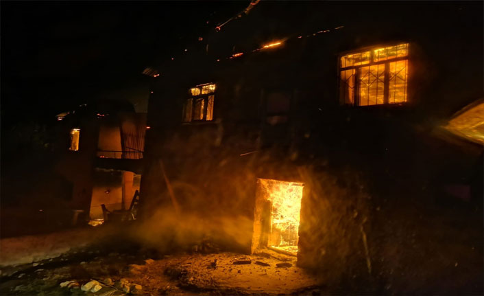 Tunceli’de yangın