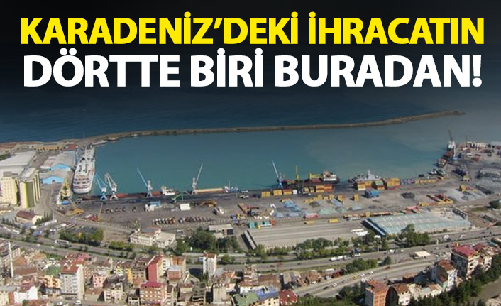Karadeniz'deki ihracatın dörtte biri Trabzon'dan