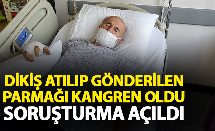 Trabzon'da kangren olan parmağı kesilen şahıs hastaneden şikayetçi oldu