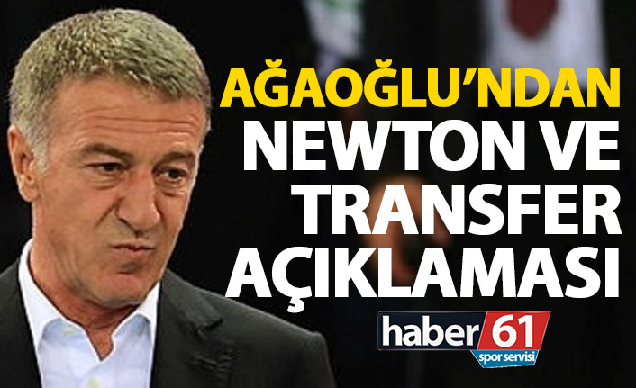 Ahmet Ağaoğlu’ndan Newton ve transfer açıklaması