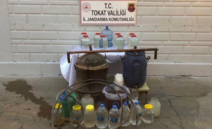 415 litre sahte alkol ele geçirildi