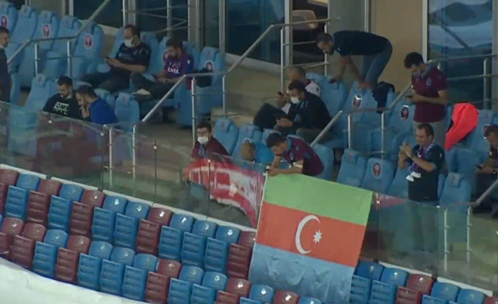 Trabzonspor taraftarı aylar sonra tribünlerde