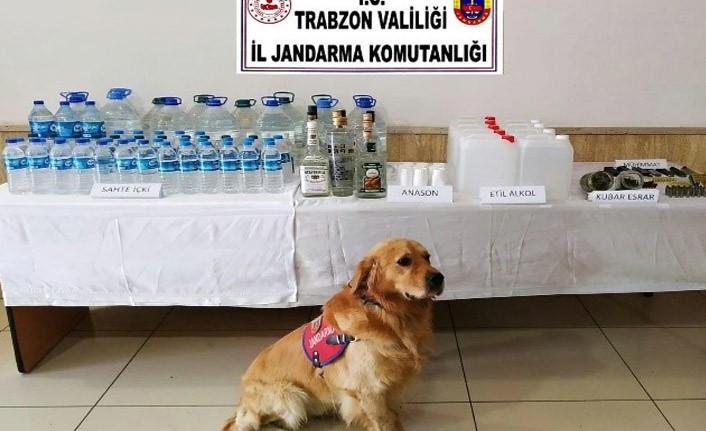 Trabzon’da Sahte İçki Operasyonunda Çok Sayıda Madde Ele Geçirildi