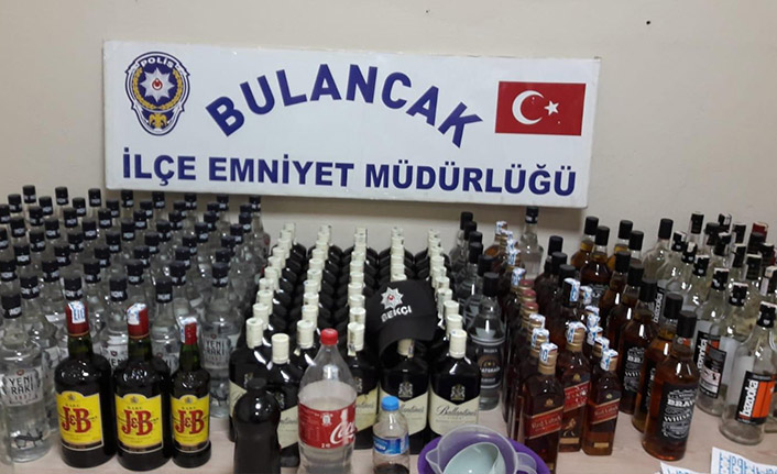 Giresun'da kaçak içki operasyonu