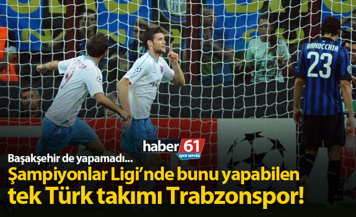 Şampiyonlar Ligi'nde Trabzonspor farkı