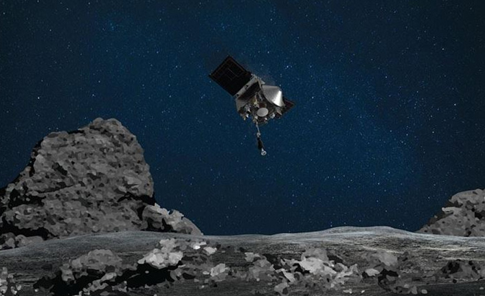 NASA'nın uzay aracı numune almak için gök taşı Bennu'ya temas etti