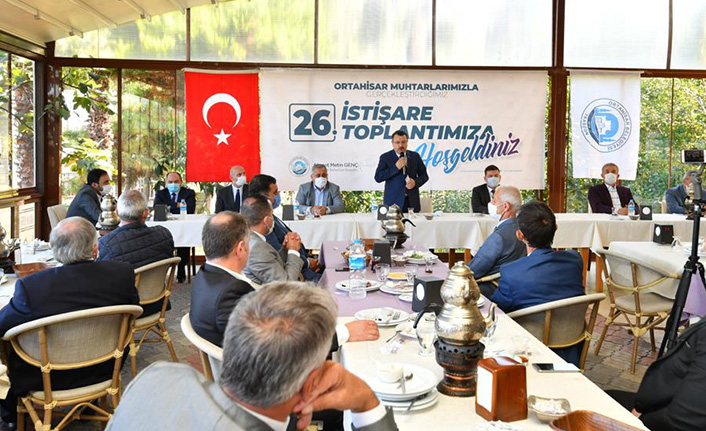 Başkan Genç muhtarlarla bir araya geldi