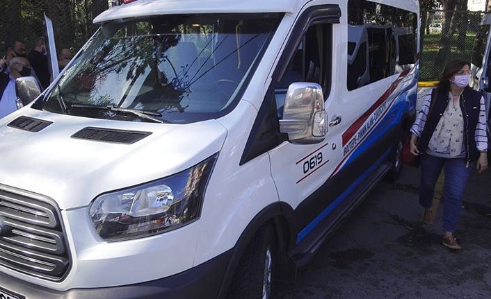 Trabzon’un yeni dolmuşları tanıtıldı