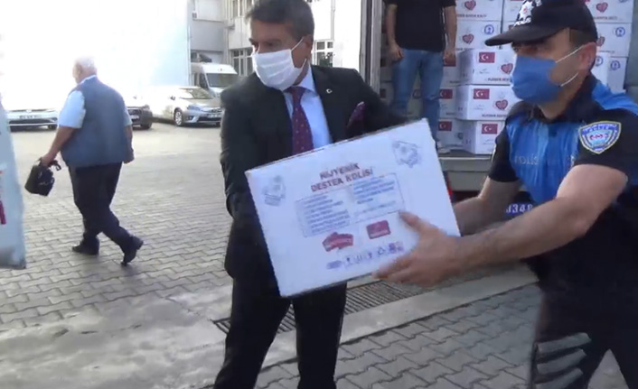 Trabzon Emniyeti’nden Hijyen paketi desteği