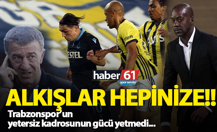 Trabzonspor'un gücü yetmedi!