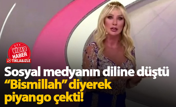 Seda Sayan “Haydi Bismillah” diyerek Piyango çekti, dile düştü!