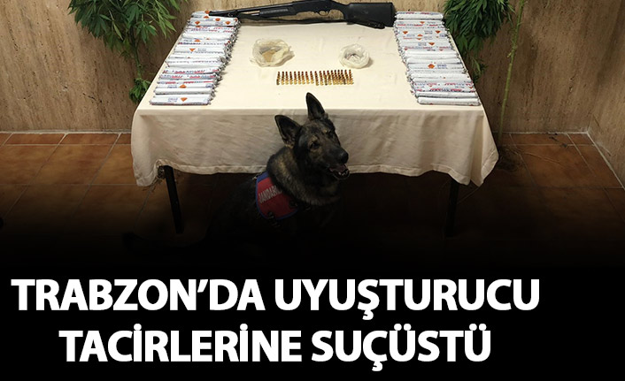 Trabzon’da uyuşturucu tacirlerine suçüstü