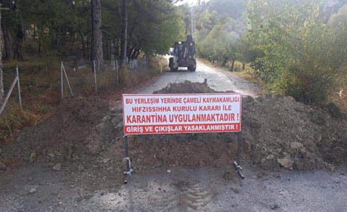 Bir mahalle daha karantinaya alındı