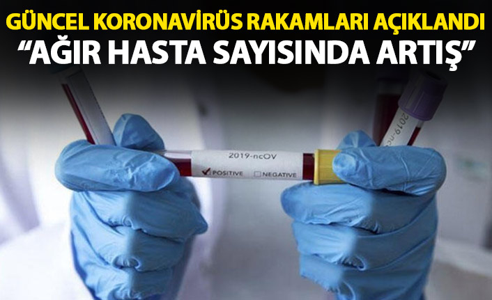 Güncel koronavirüs rakamları açıklandı: Ağır hasta sayısı 2 bine ulaştı
