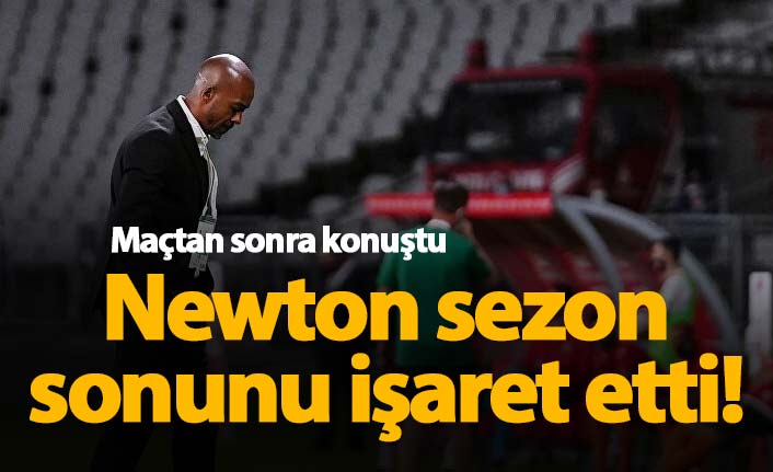 Eddie Newton sezon sonunu işaret etti!