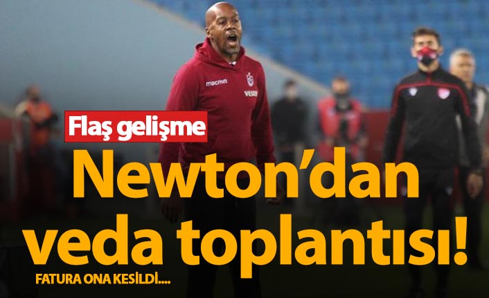 Eddie Newton'dan futbolculara veda konuşması