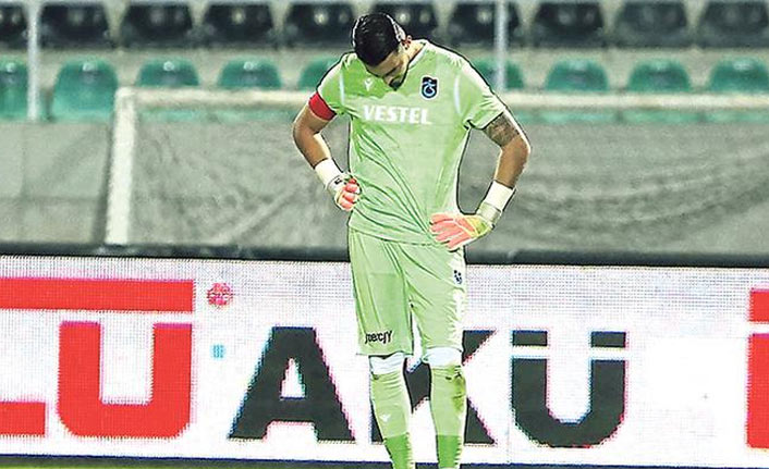 Trabzonspor'da Uğurcan gözyaşlarını tutamadı