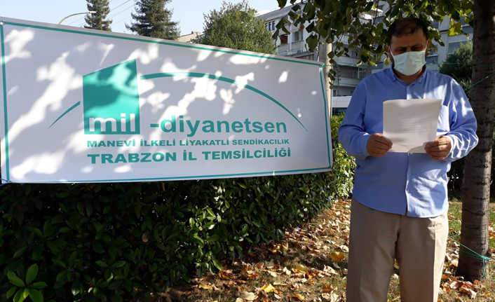 MİL Diyanet Sen Trabzon'dan Fransa'ya gönderme "Ey Macron! Heraklius'tan utan"