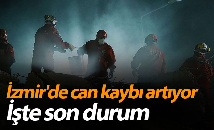 İzmir'de hayatını kaybedenlerin sayısı 91 oldu