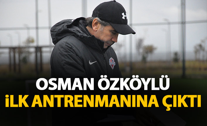 Osman Özköylü Trabzon'da ilk antrenmanına çıktı