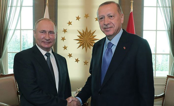 Cumhurbaşkanı Erdoğan ile Putin telefonda görüştü