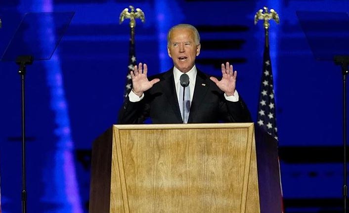 Biden'den zafer konuşması: "Bölen değil, birleştiren..."