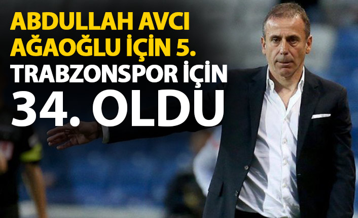 Avcı Trabzonspor'un 34. teknik adamı