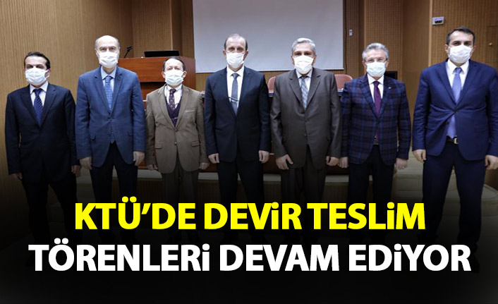 Trabzon Meslek Yüksekokulu'nda devir teslim töreni