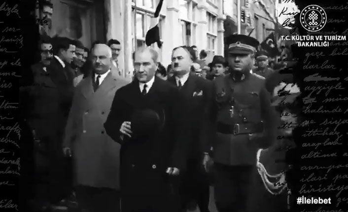 Bakanlık Atatürk'ün az bilinen görselleriyle Türkü Paylaştı! Trabzon ziyareti de var