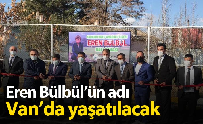 Eren Bülbül'ün adı Van'da yaşatılacak