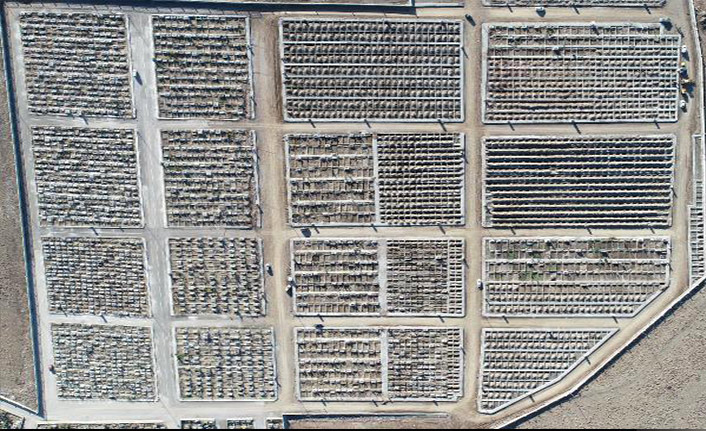 Erzurum'da 800 adet mezar kazılıyor