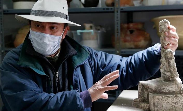 Eski Tunç Çağı'na ait tanrıça heykeli bulundu