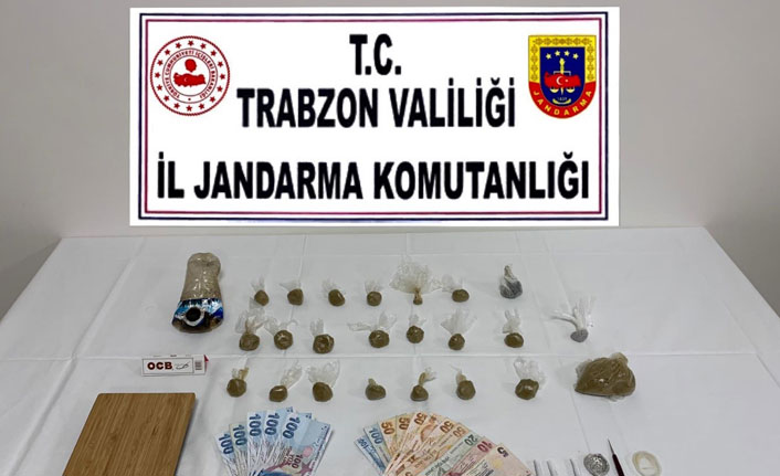 Trabzon'da uyuşturucu operasyonu! 3 şüpheliden 1'i tutuklandı - 23 Kasım 2020