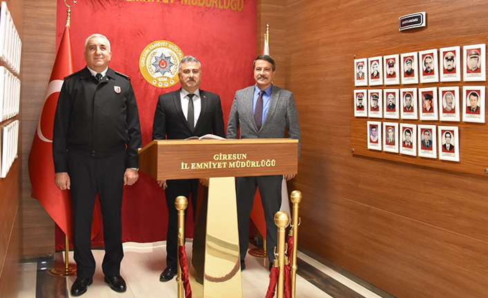 Trabzon Emniyetinden Giresun Emniyetine ziyaret