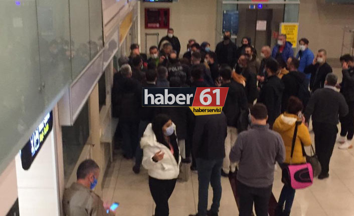 Trabzon Havalimanı'nda ortalık karıştı! 25.11.2020