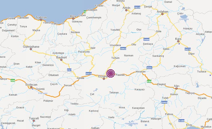 Erzurum'da deprem! Doğu Karadeniz'de de hissedildi