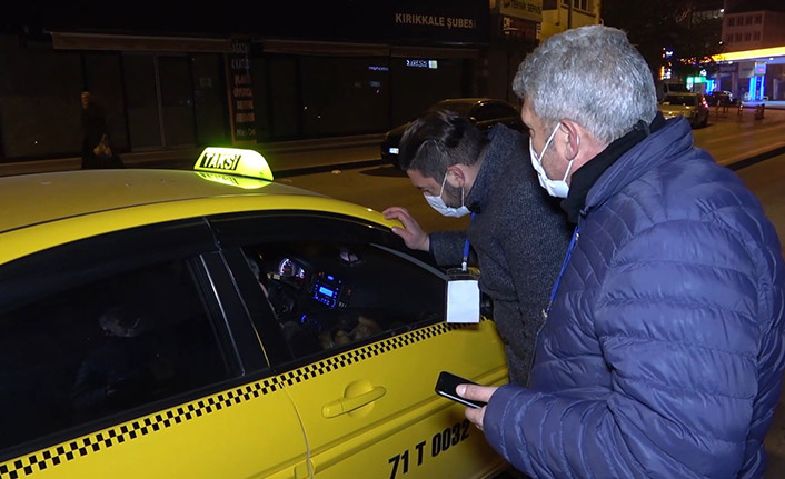 Taksici hasta kadını bırakıp kaçtı