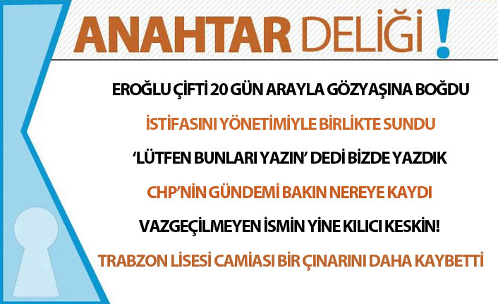 Anahtar Deliği 29.11.2020