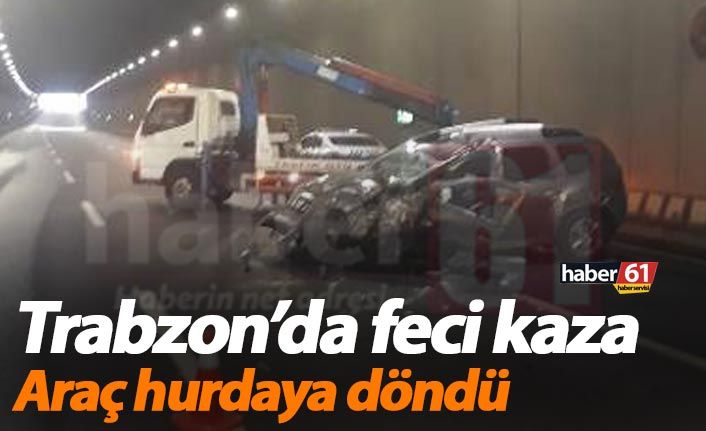 Trabzon Yomra’da Araç Takla Attı: 1 Yaralı