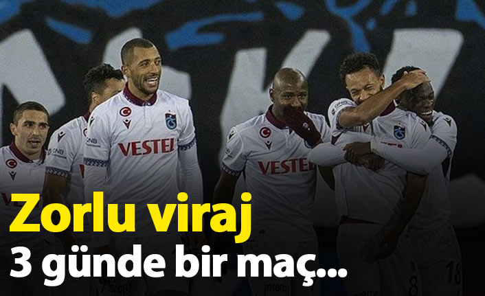 Trabzonspor'u zorlu fikstür bekliyor