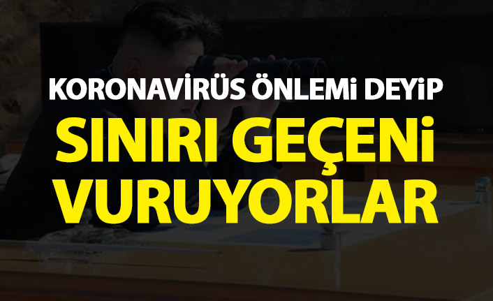 Koronavirüs önlemi diye gelip geçeni vuruyorlar