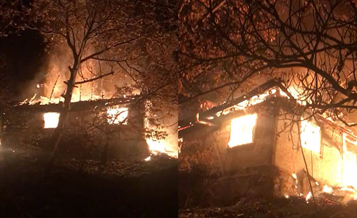 Yaşlı adamı yangından komşuları kurtardı