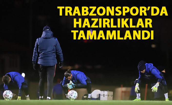 Trabzonspor, Sivasspor maçı öncesi hazırlıklarını tamamladı