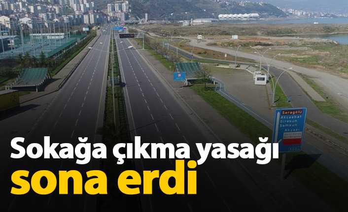 Türkiye genelinde sokağa çıkma yasağı sona erdi