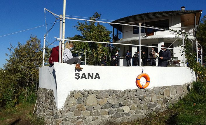 Trabzon'da taka gibi kütüphane mimarisiyle ilgi çekiyor