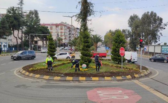Akçaabat'ta çevre düzenleme çalışmaları