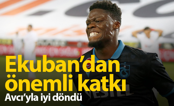 Ekuban'dan Trabzonspor'a önemli katkı