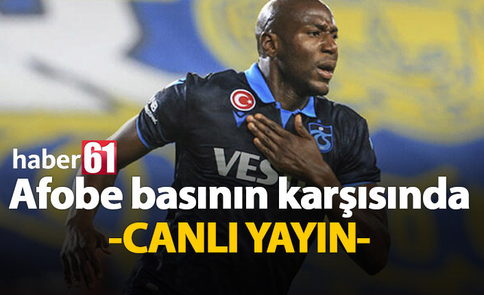 Benik Afobe basının karşısında - Canlı Yayın