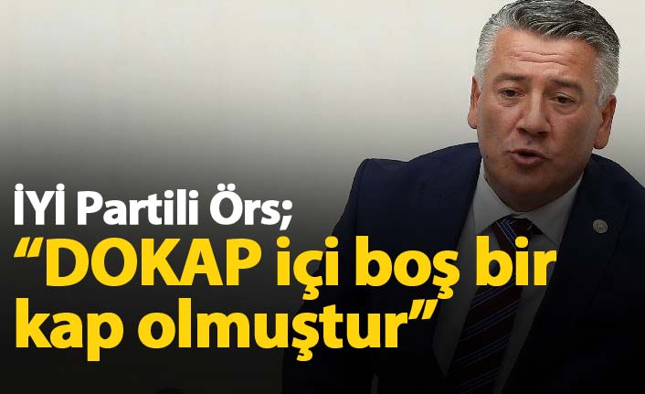 Örs: DOKAP içi boş bir kap olmuştur