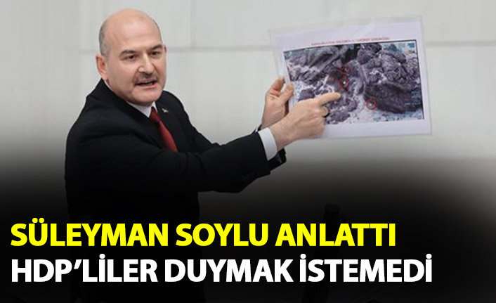 Bakan Soylu anlattı HDP rahatsız oldu
